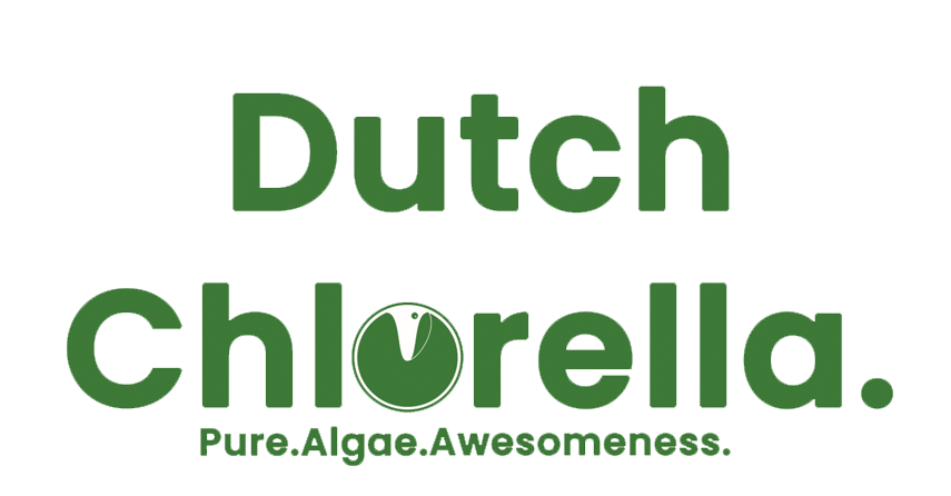 DUCTH CHLORELLA LOGO WHITE OUTLINE